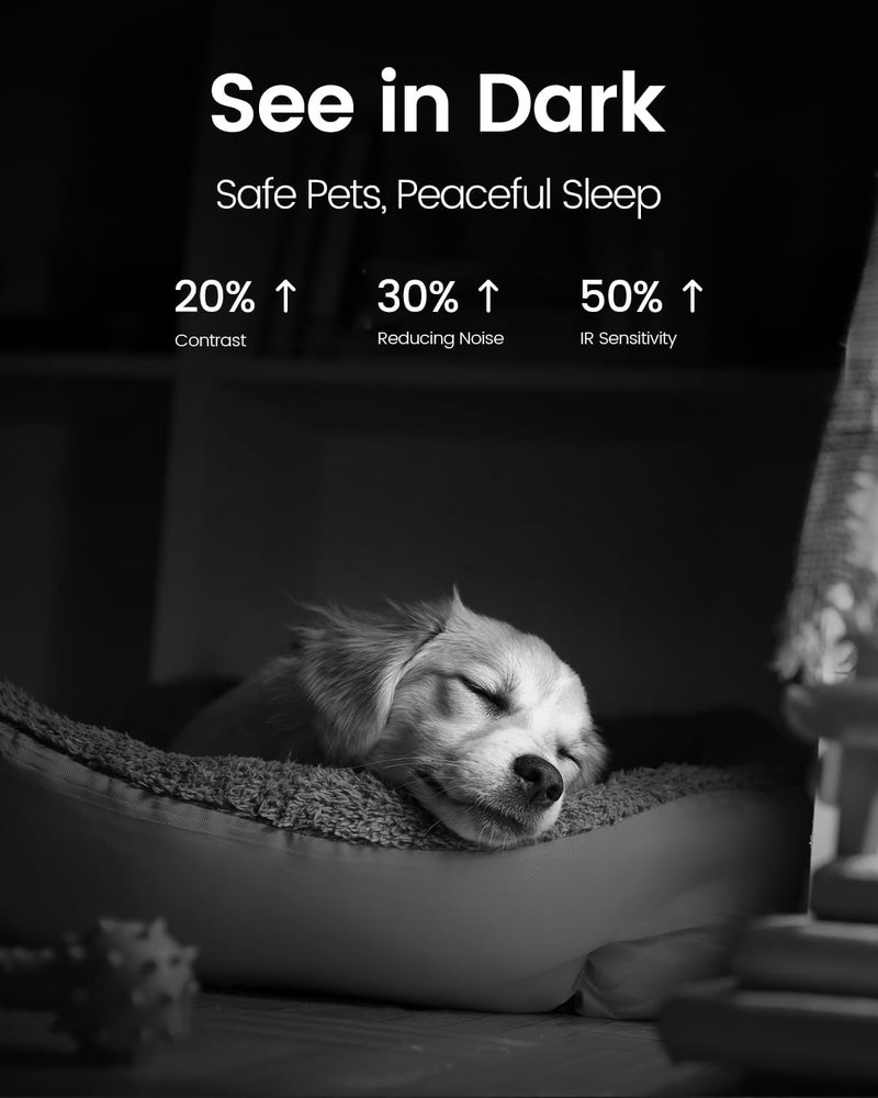 Vimtag 5G 4MP Indoor Cameras for Home Security, Pet Camera Indoor with Phone App, Dog Cam, Human Detection, 2-Way Audio, 360 Motion Tracking, IR Night Vision, Compatible with Alexa - Image 5